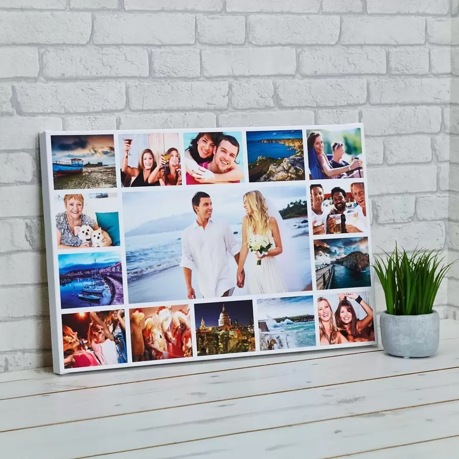 Wandbilder Eine Fotocollage auf Leinwand kaufen s42668
