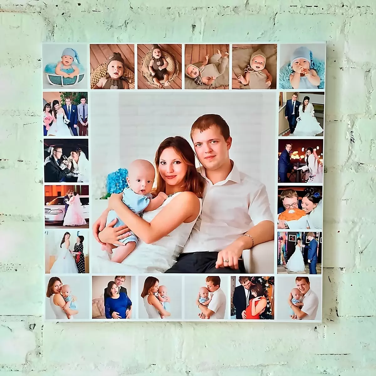 Wandbilder Eine einzigartige Fotocollage aus Ihren Fotos s42672