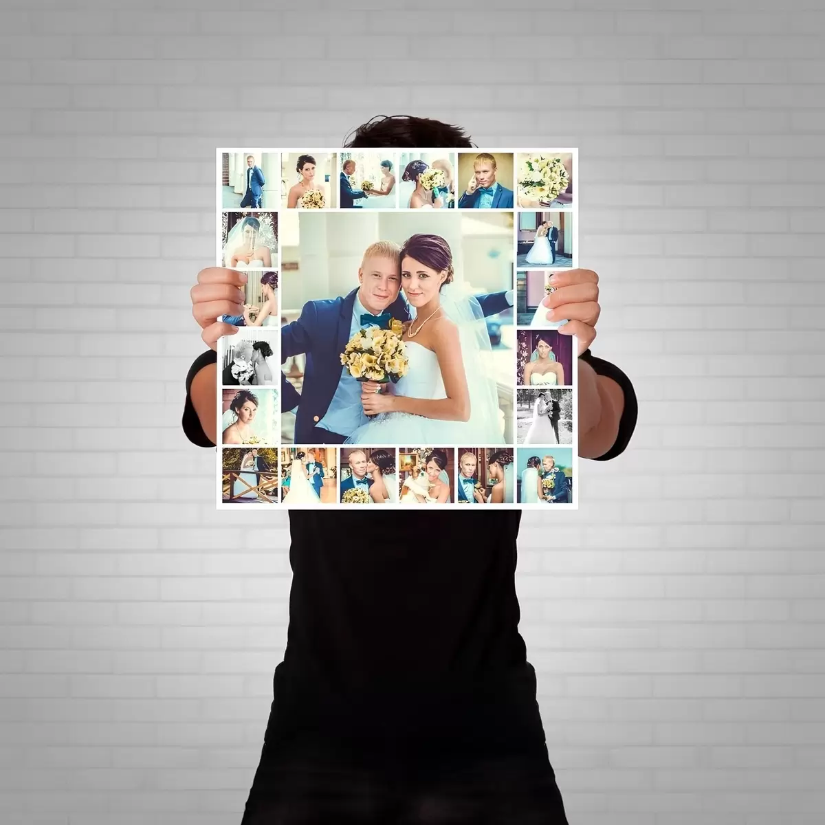 Wandbilder Kaufen Sie eine Fotocollage auf Leinwand als Geschenk s42674