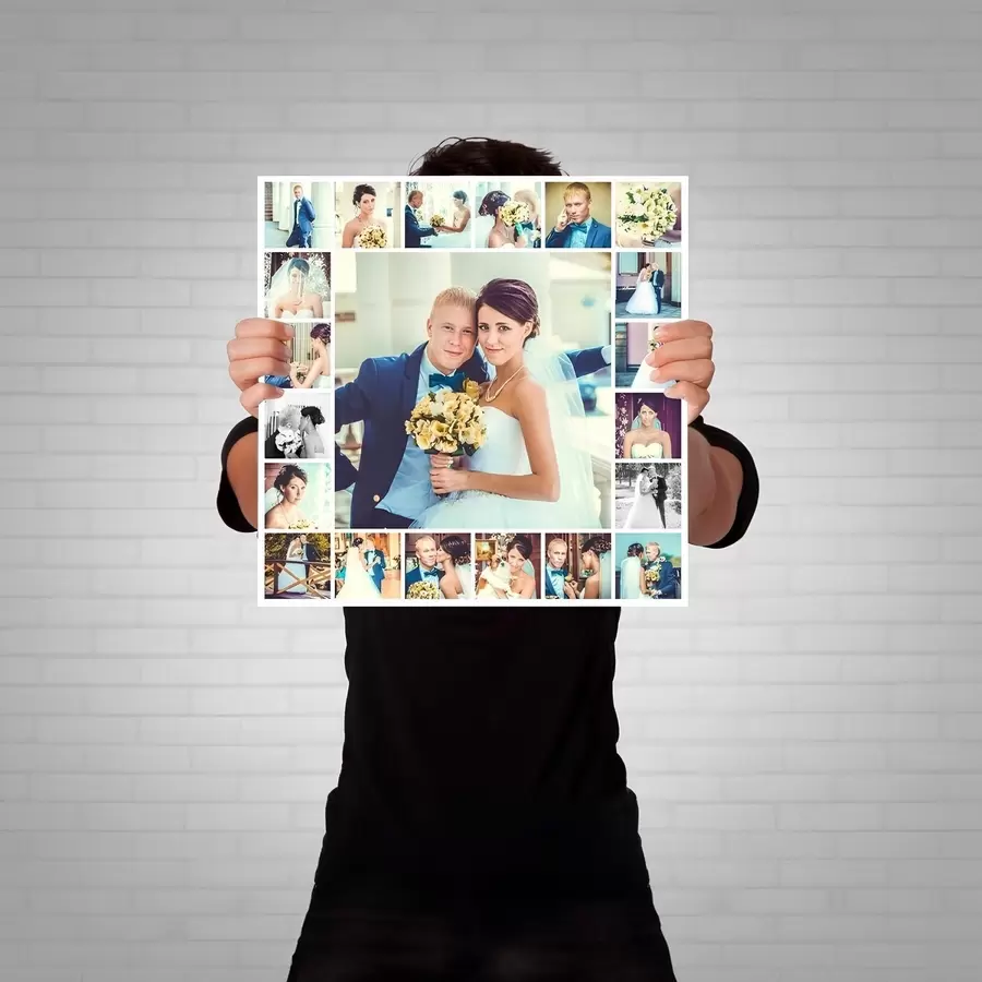 Wandbilder Kaufen Sie eine Fotocollage auf Leinwand als Geschenk s42674