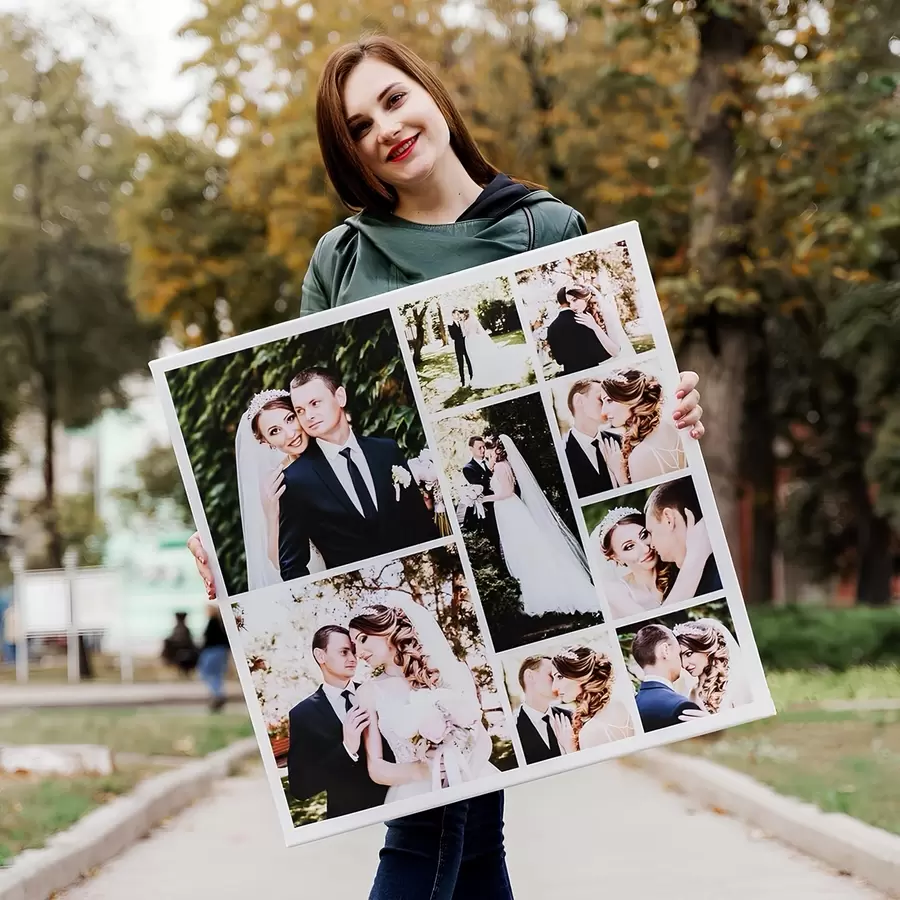 Wandbilder Fotocollage auf Leinwand zu kaufen s42676