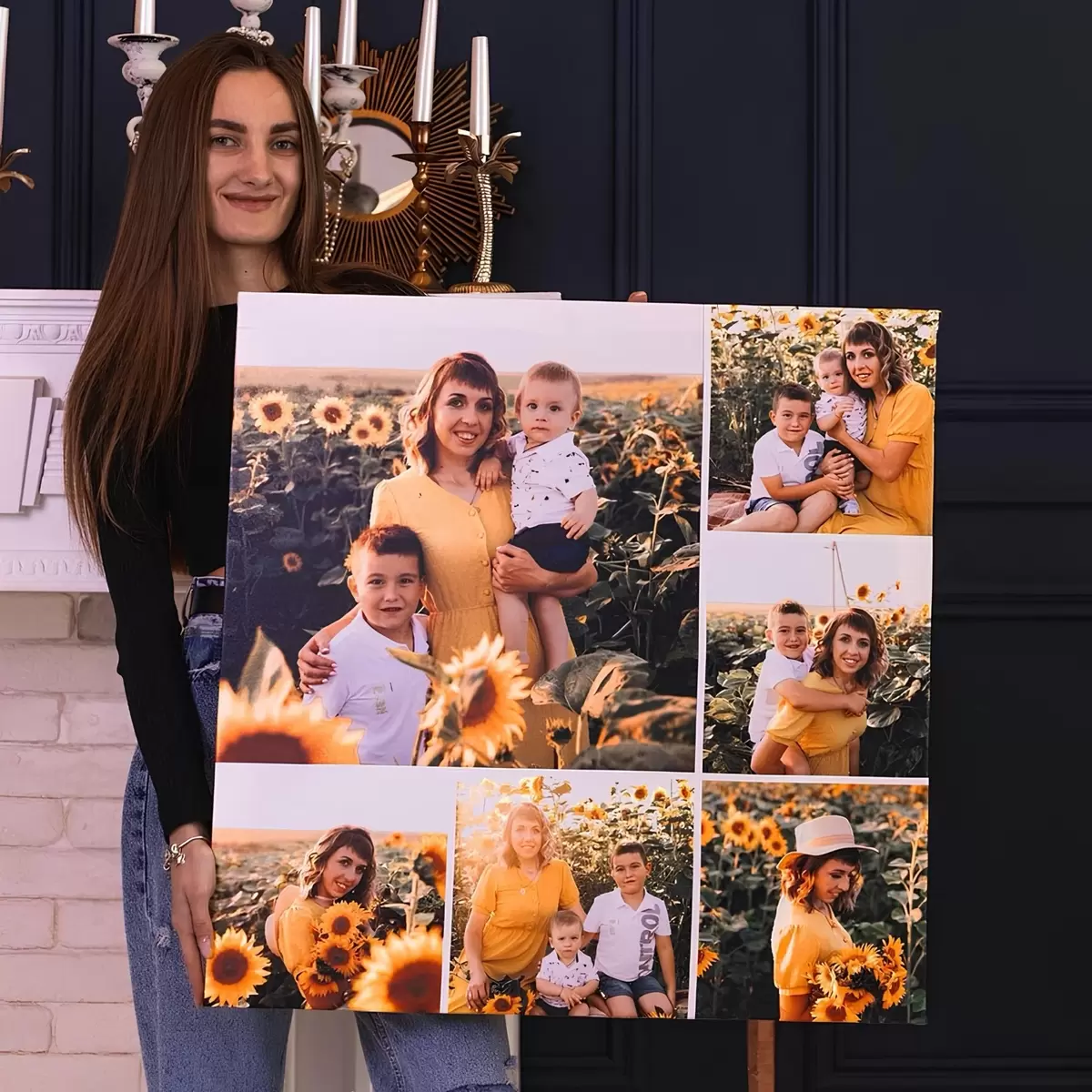 Wandbilder Erstellen Sie eine Fotocollage auf Leinwand aus Ihrem Foto s42679