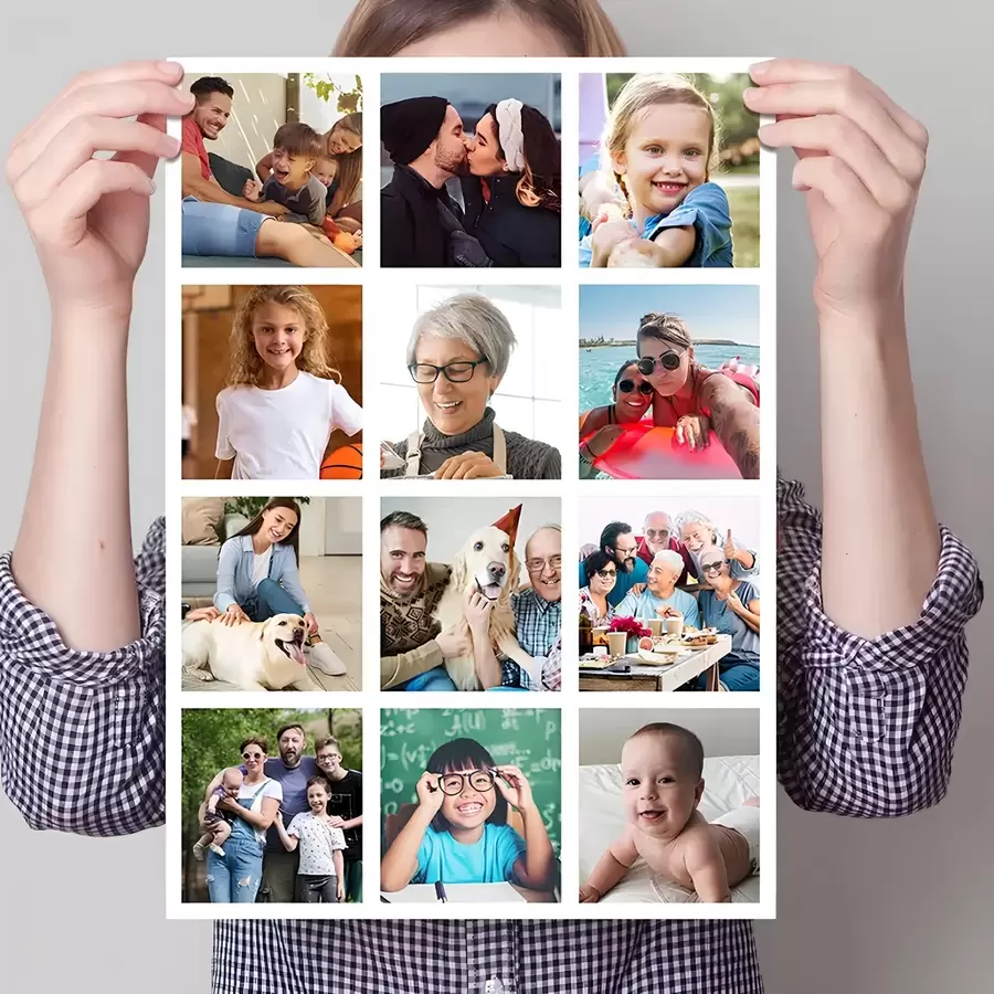 Wandbilder Fotocollage auf Leinwand mit Lieferung s42680