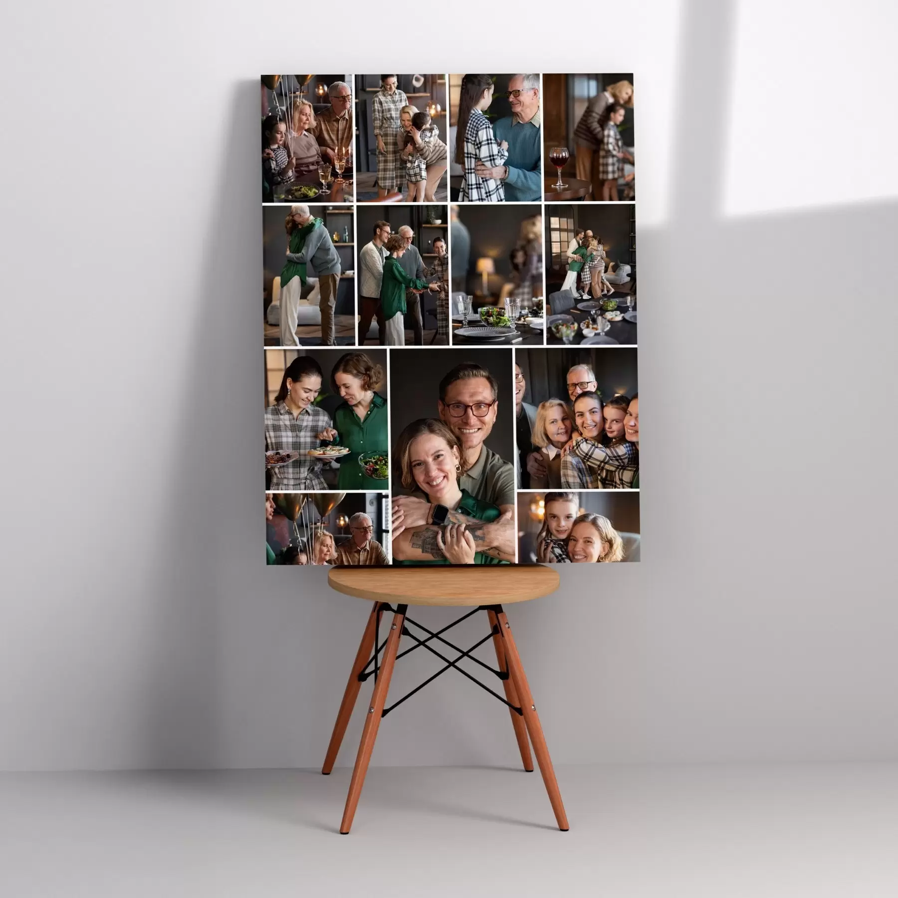 Wandbilder Fotocollage Druck auf Leinwand mit Lieferung s42684