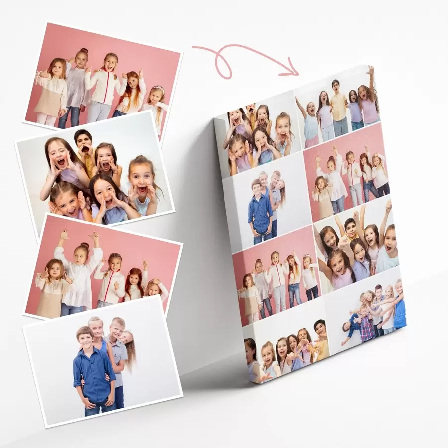 Wandbilder Kaufen Sie eine Fotocollage auf Leinwand als Geschenk s42692