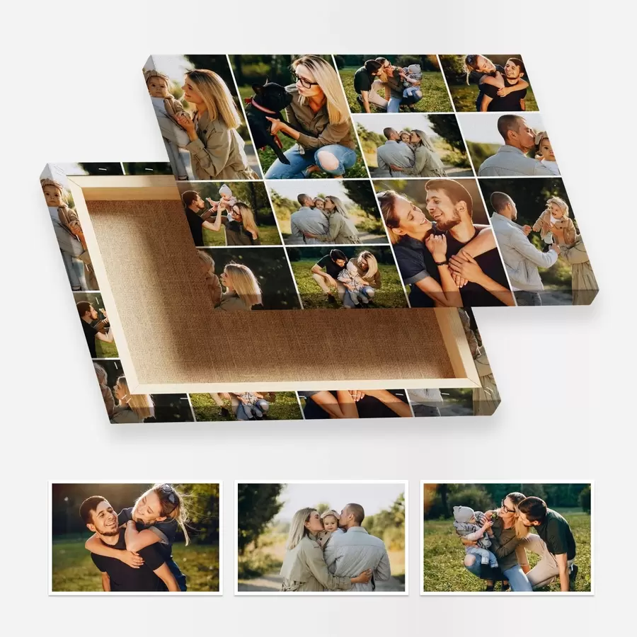 Wandbilder Fotocollage auf Leinwand zu kaufen s42693