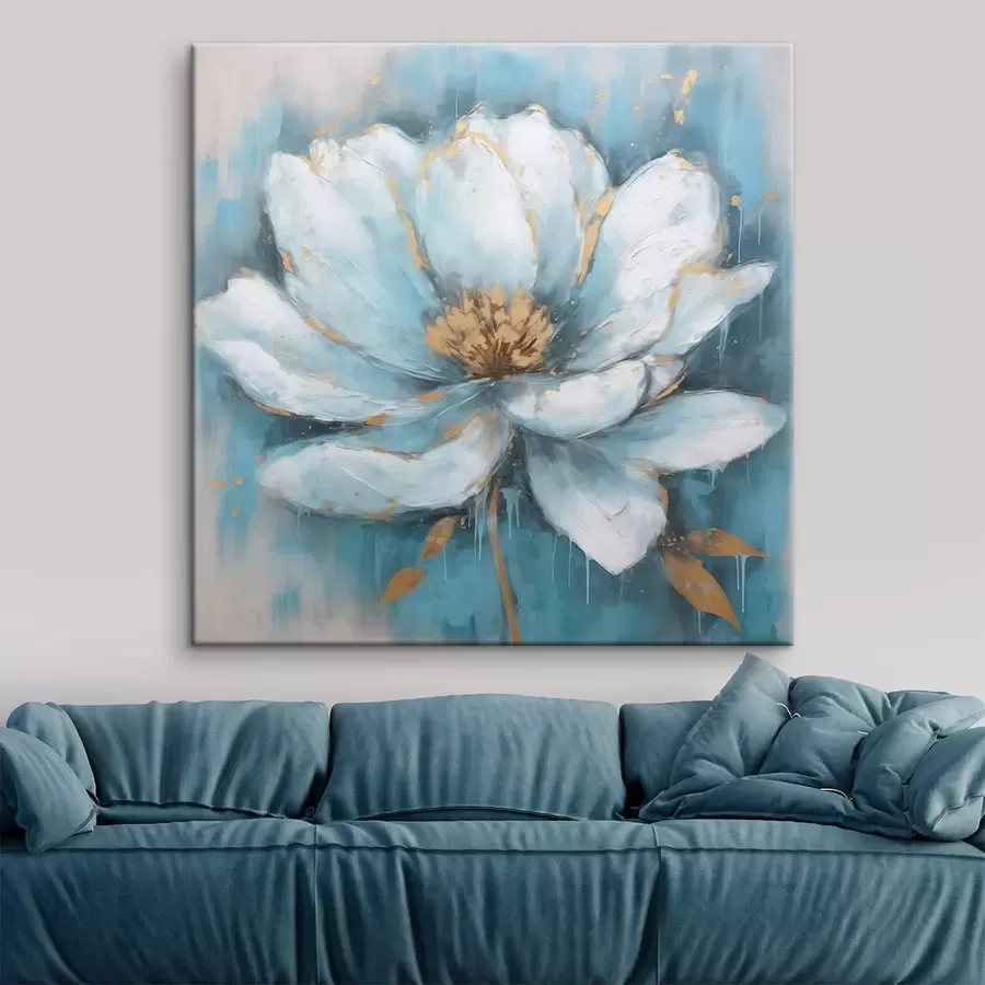 Wandbilder Blaue Blume Trend s42638