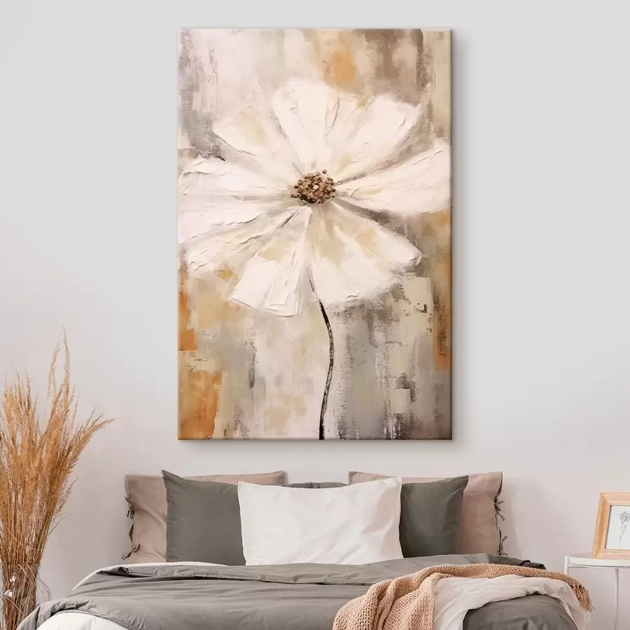 Fototapete Trend zur weißen Blume s42640