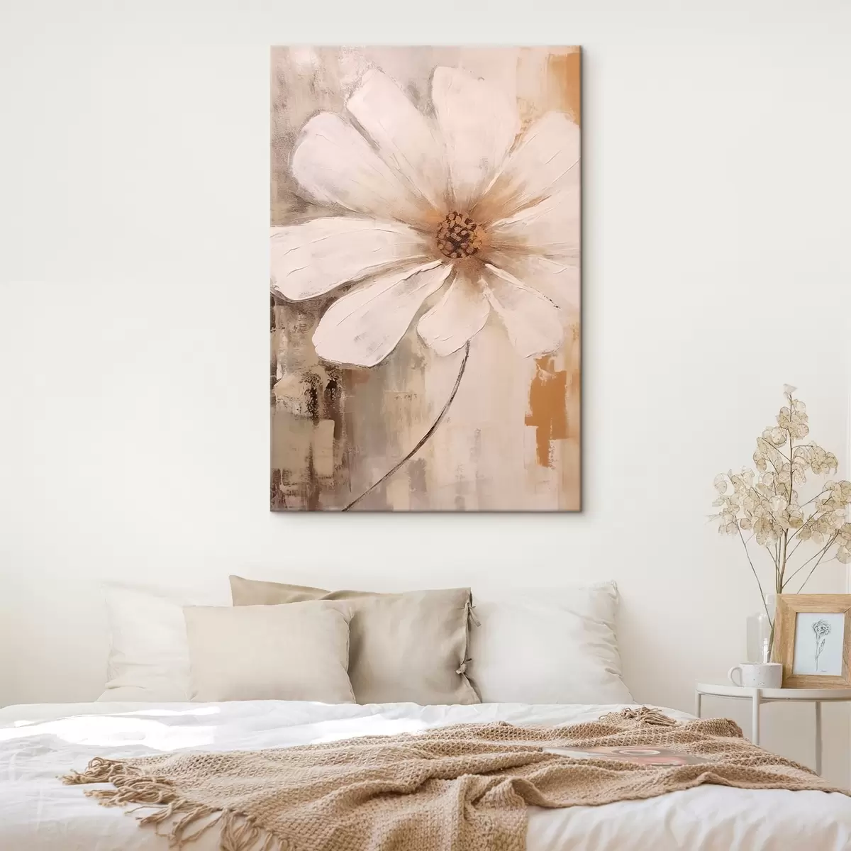 Wandbilder Große weiße Blume s42641