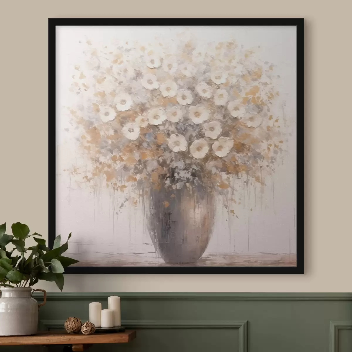 Poster Blumen in einer Vase f42635