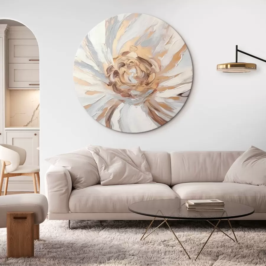 Wandbilder Große weiße Blume Trend r42636