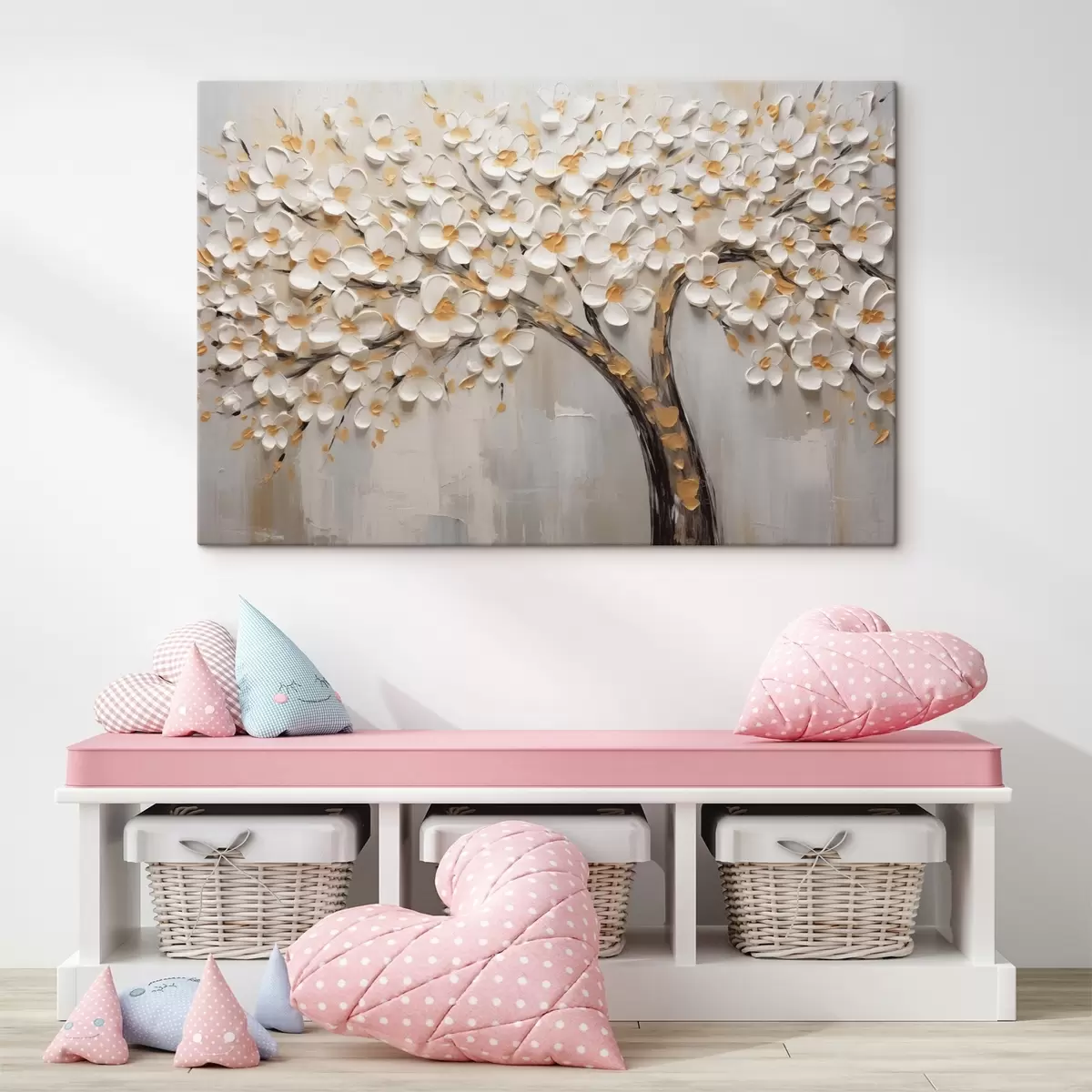 Wandbilder Volumetrisches Bild eines blühenden Baumes s42658