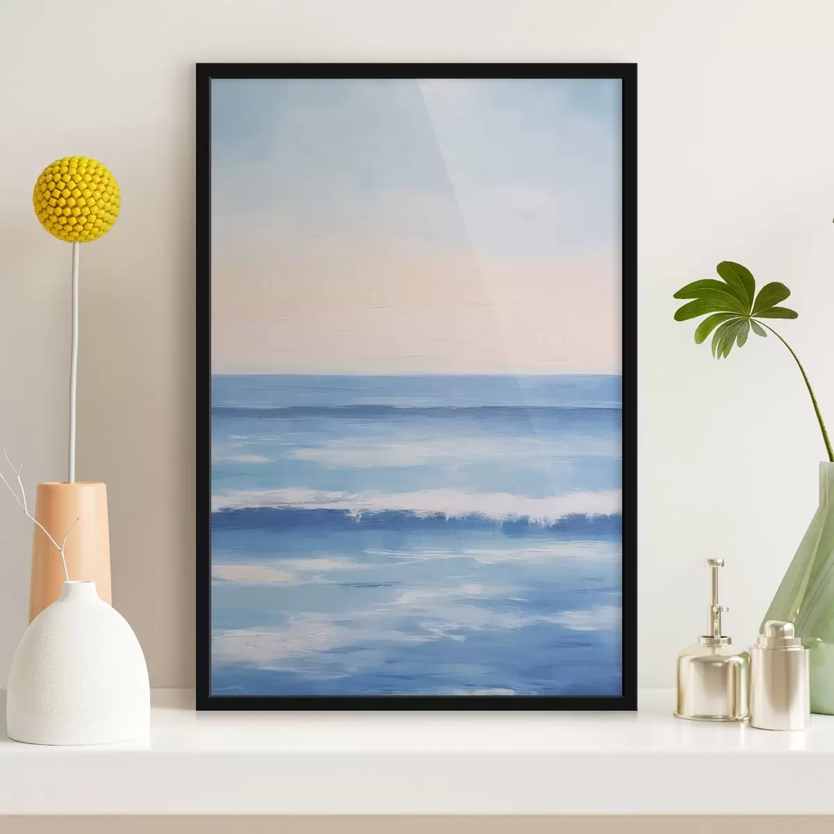 Poster Minimalistische Meereslandschaft f42649
