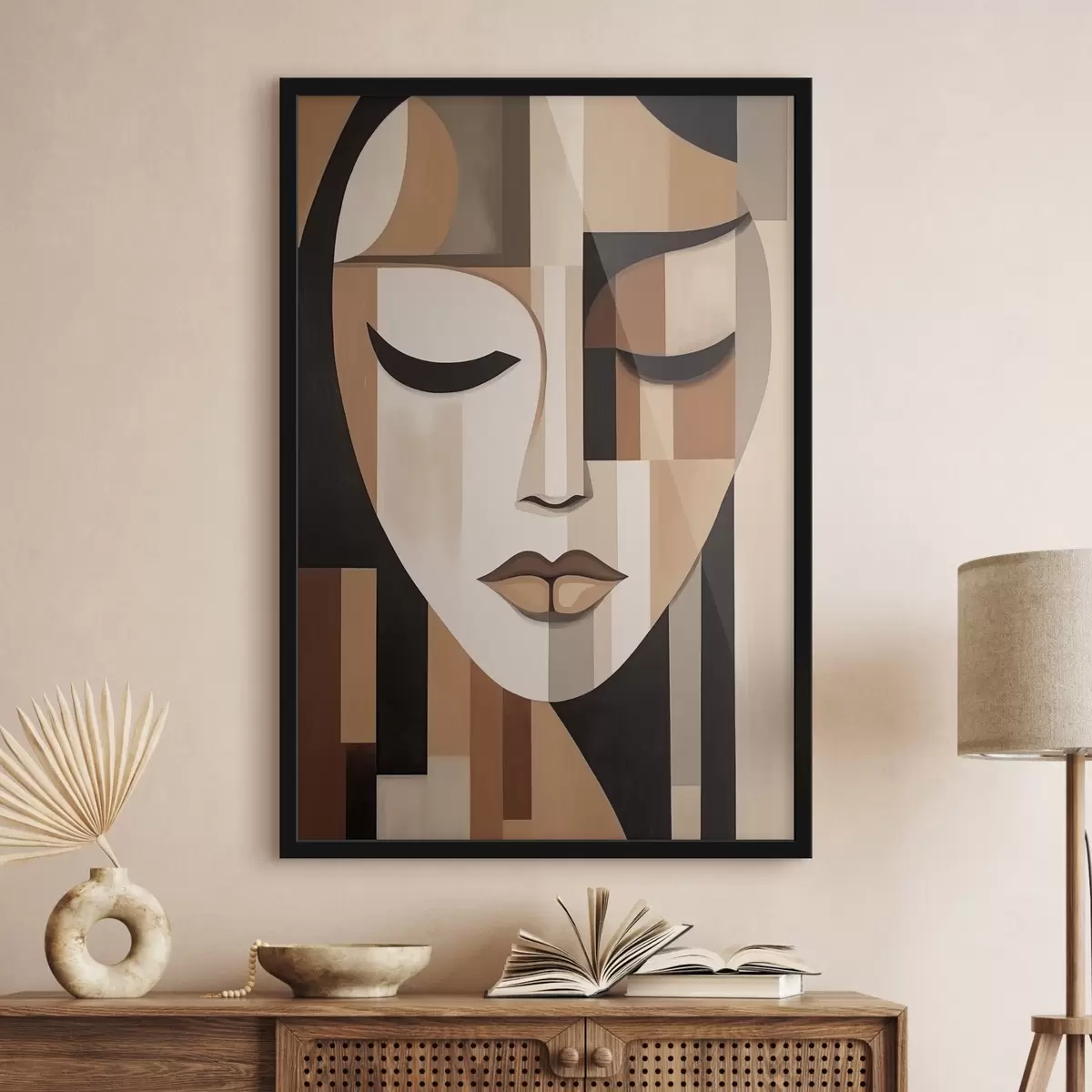 Poster Geometrisches Porträt f42657