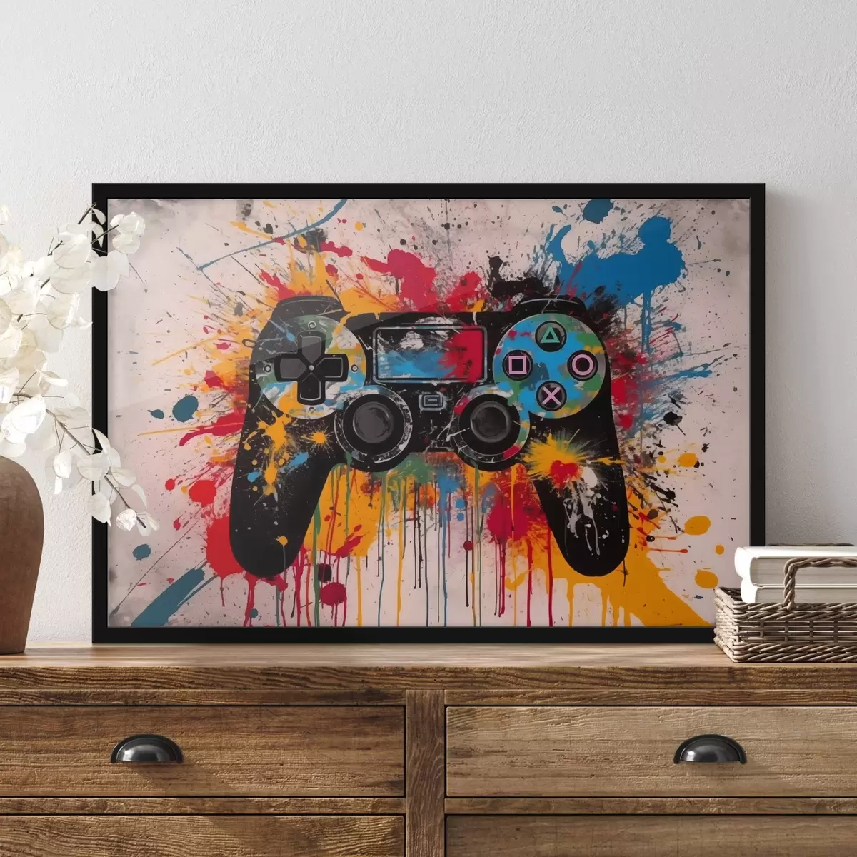 Poster Grafische Gestaltung des Gamepads f42665