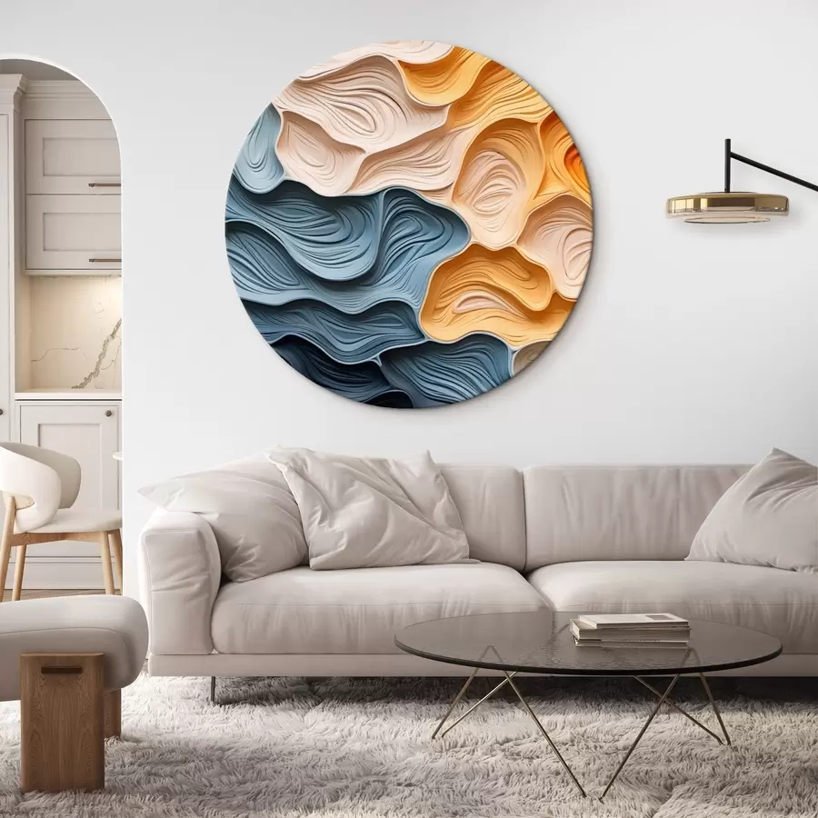 Wandbilder Abstrakte Farbschichten mit Textur r42647