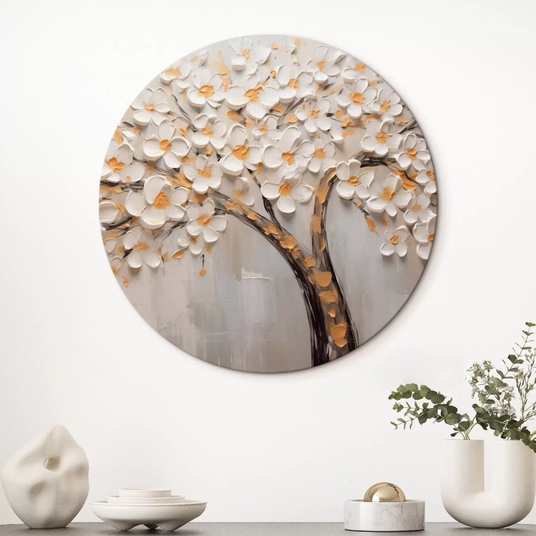 Wandbilder Volumetrisches Bild eines blühenden Baumes r42658