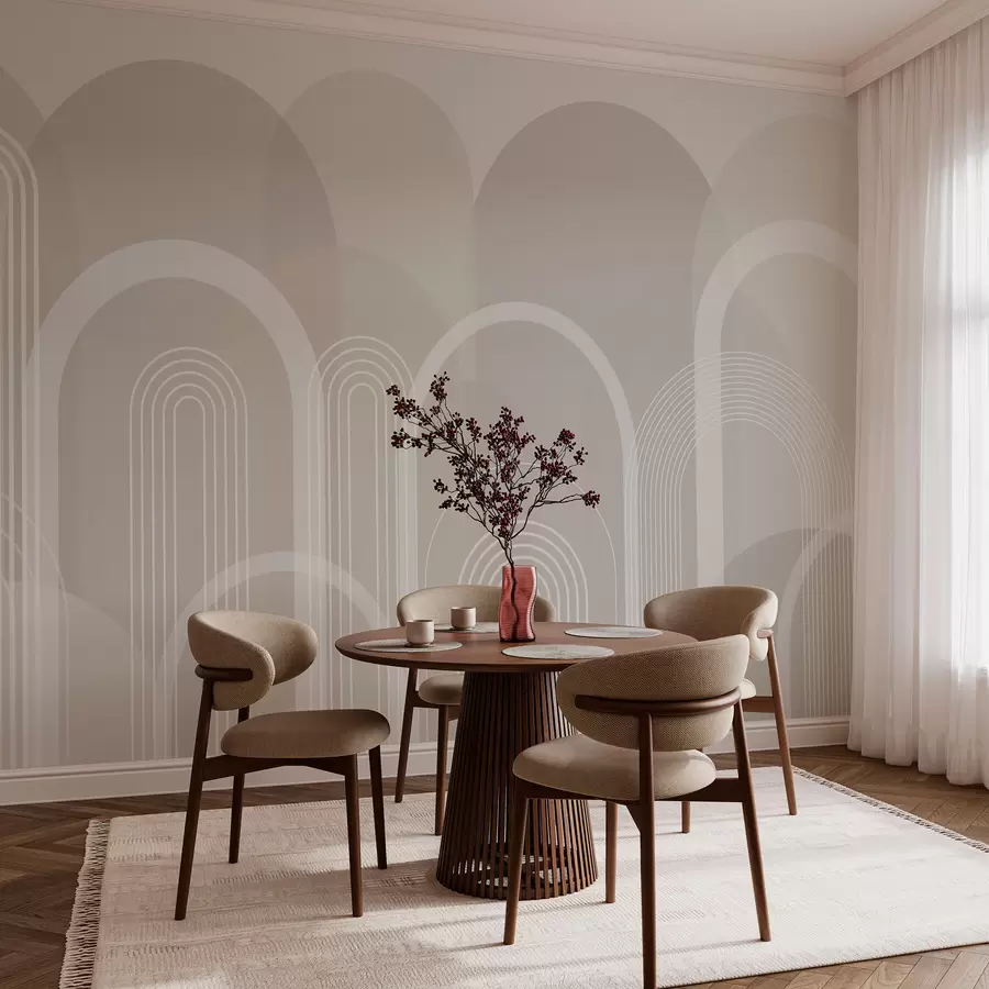 Fototapete Geometrische Bögen Boho w02935v1