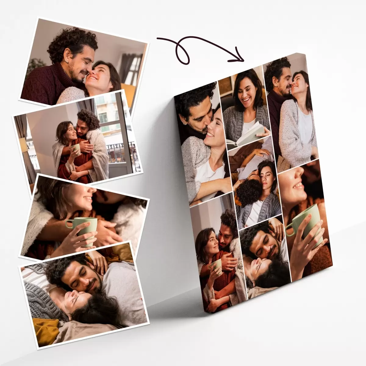 Wandbilder Geschätzte Momente der Liebe und des Lachens s42734