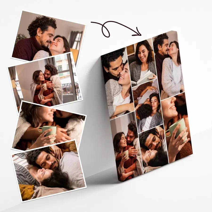 Wandbilder Geschätzte Momente der Liebe und des Lachens s42734