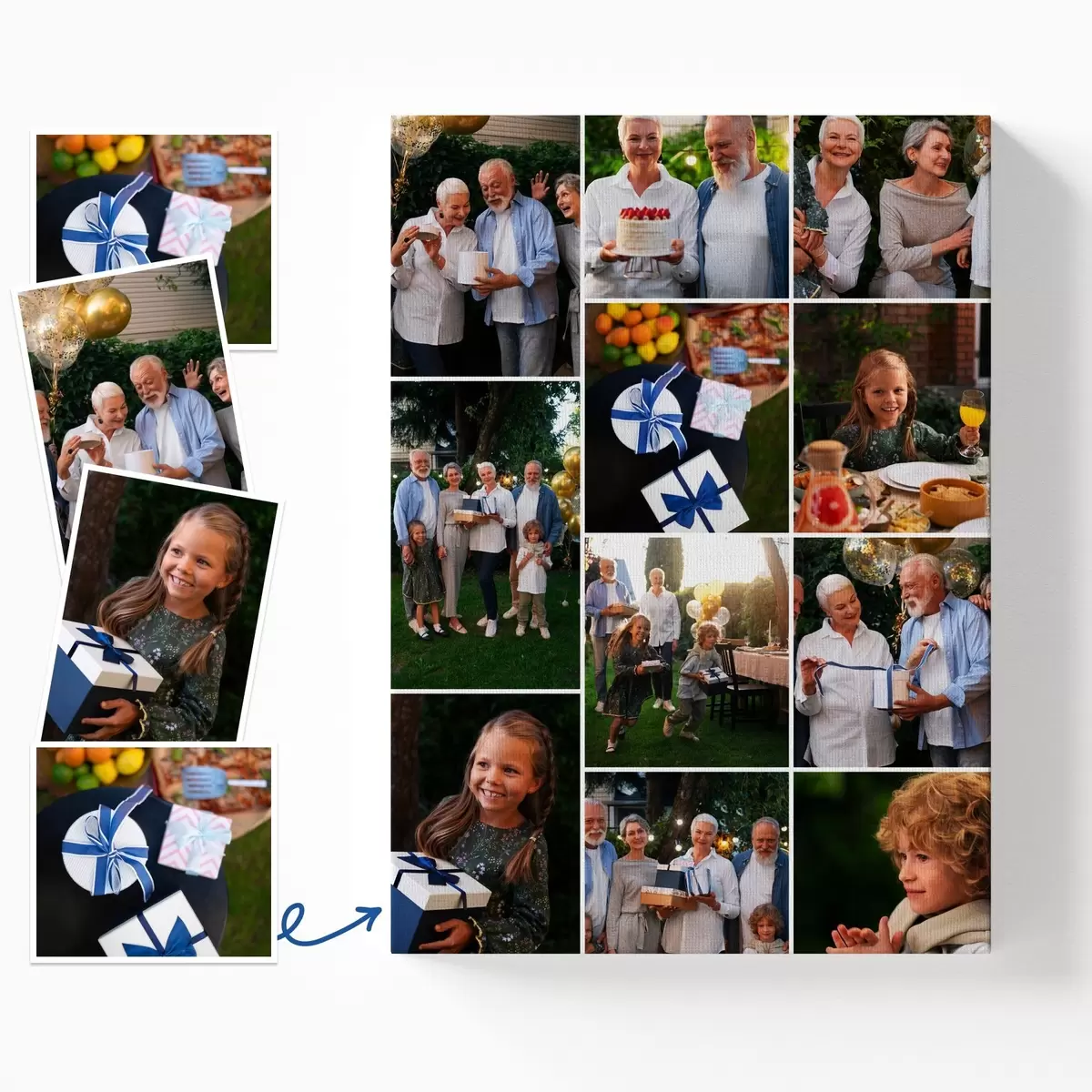 Wandbilder Fröhliche Momente mit Familie und Freunden s42738