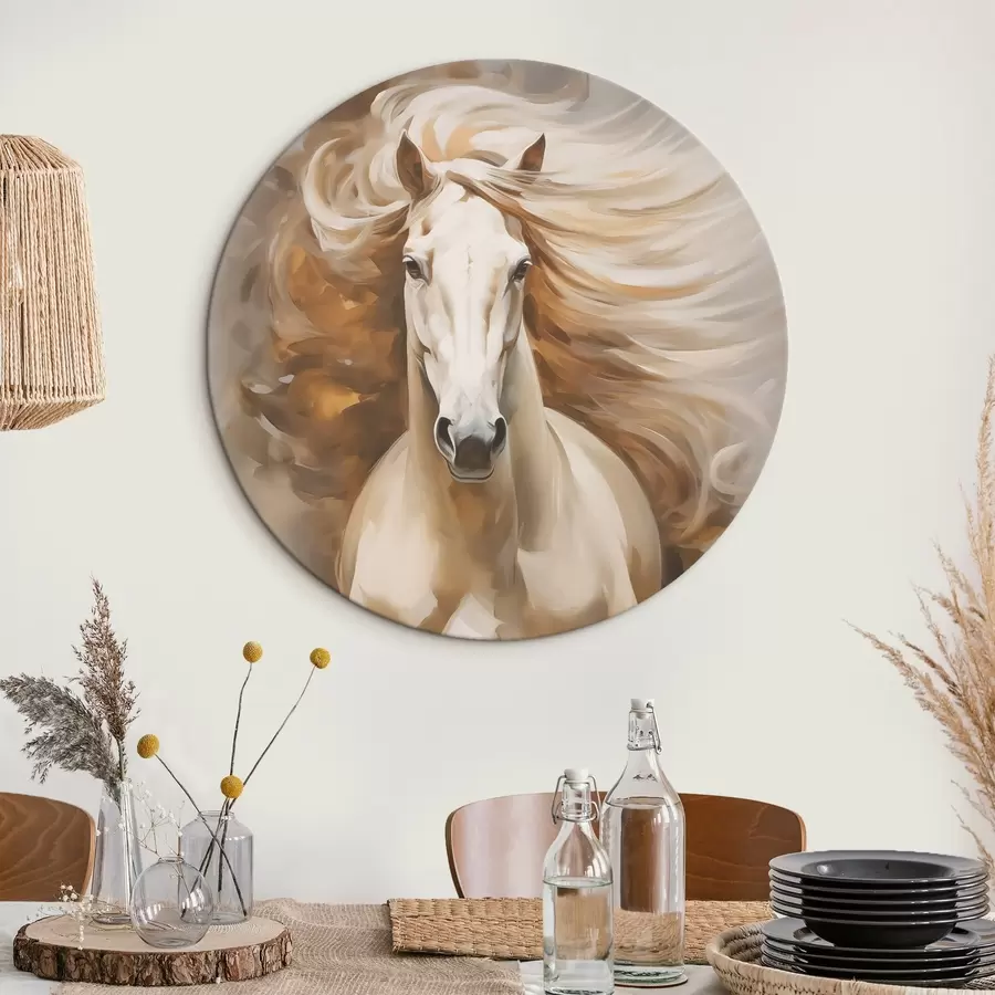 Wandbilder Weißes Pferd r42747