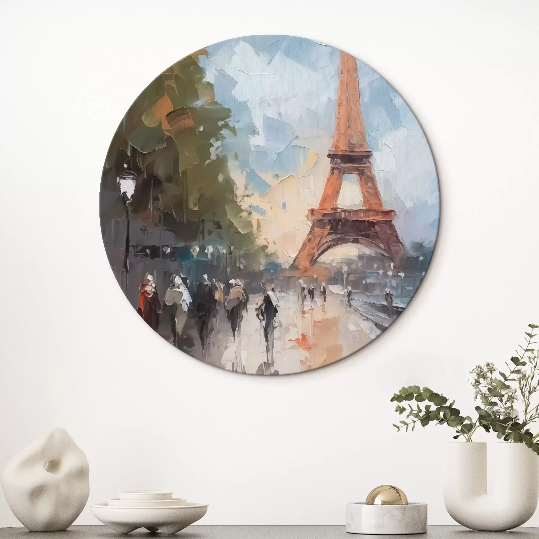 Fototapete Abstrakte Landschaft einer Pariser Straße r42755