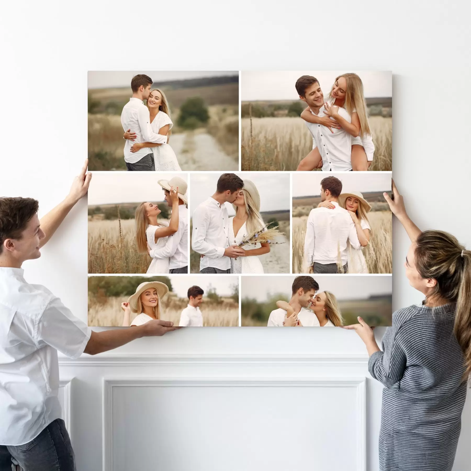 Wandbilder Geschätzte Momente in einer Collage festgehalten s42800