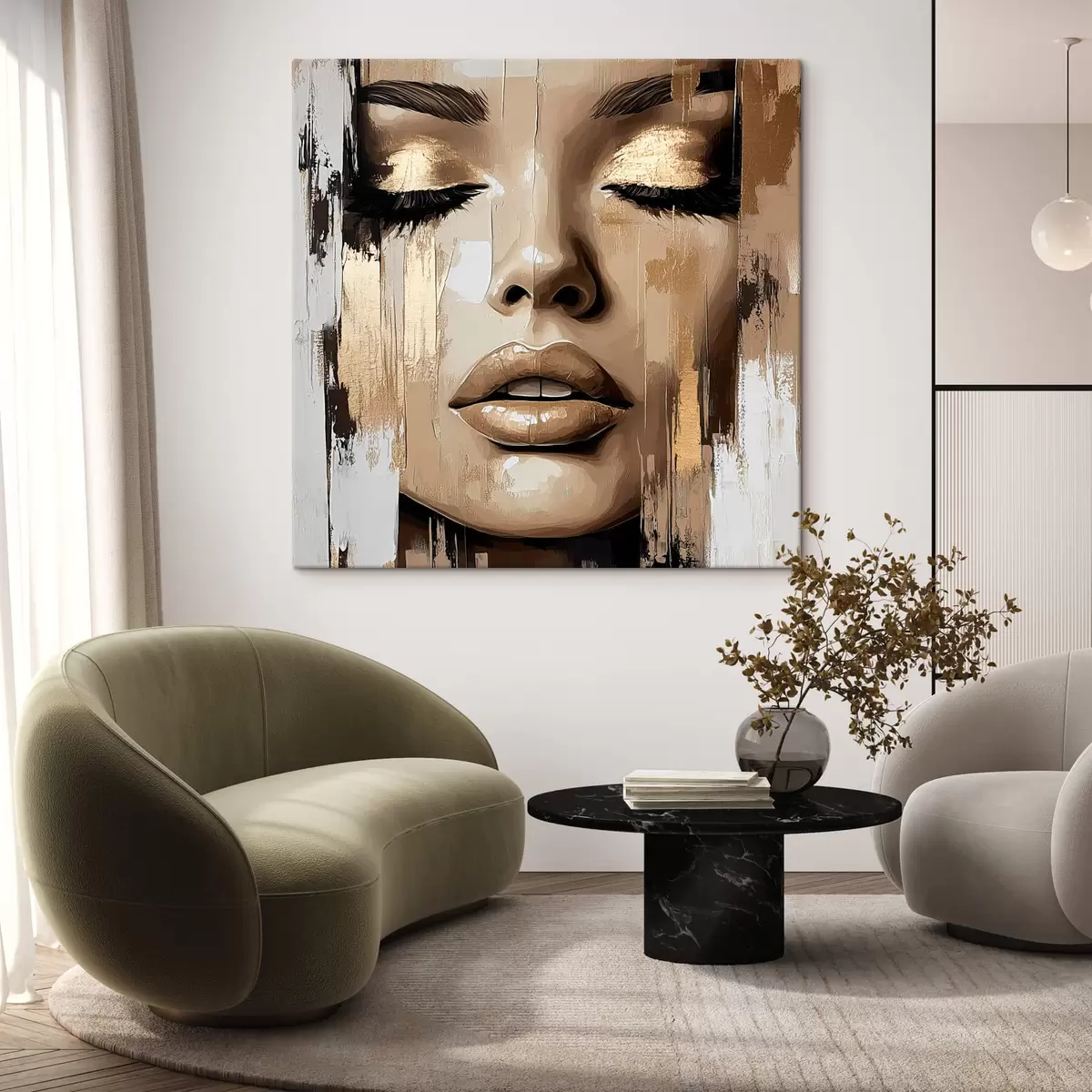 Wandbilder Das Porträt einer Frau s42598