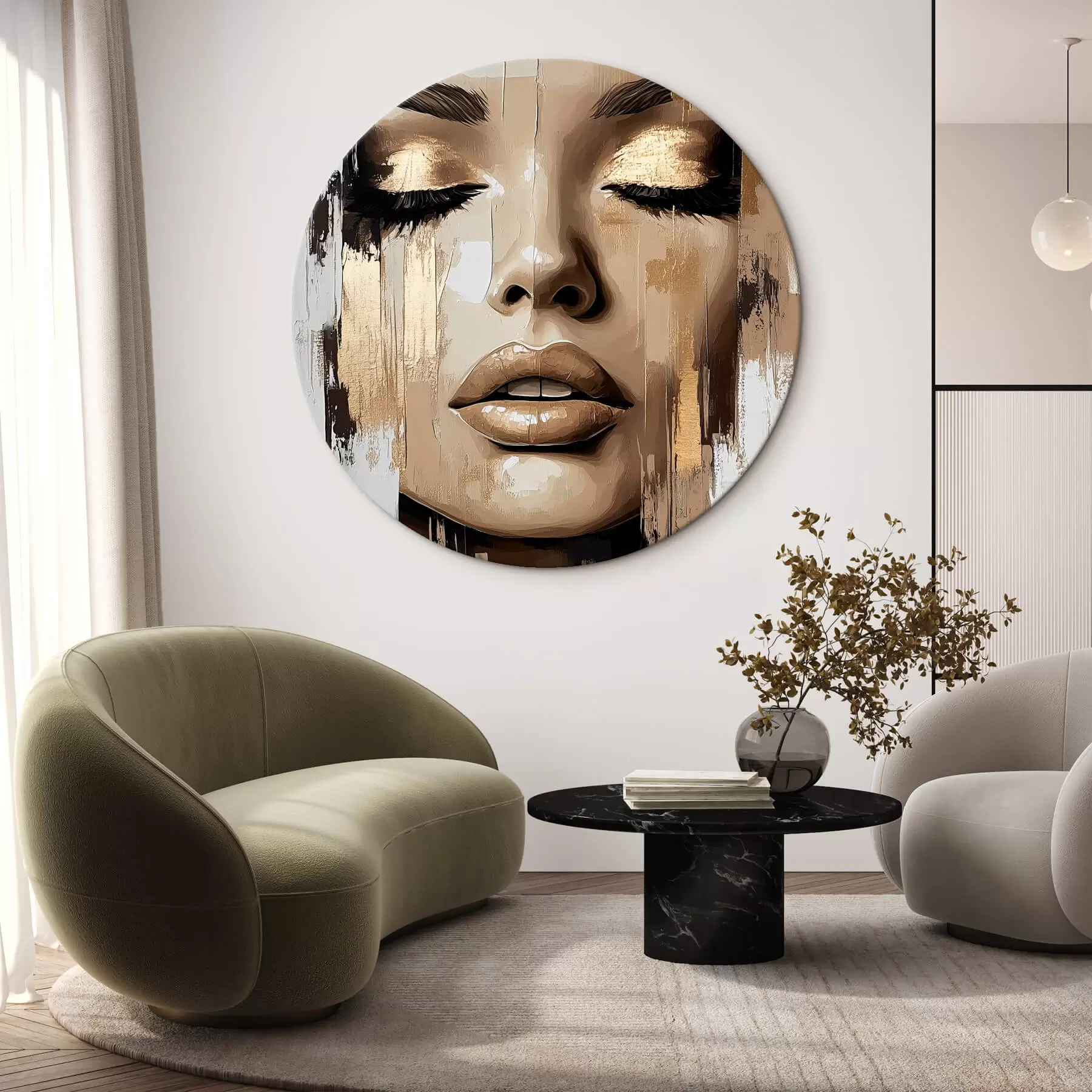 Wandbilder Das Porträt einer Frau r42598