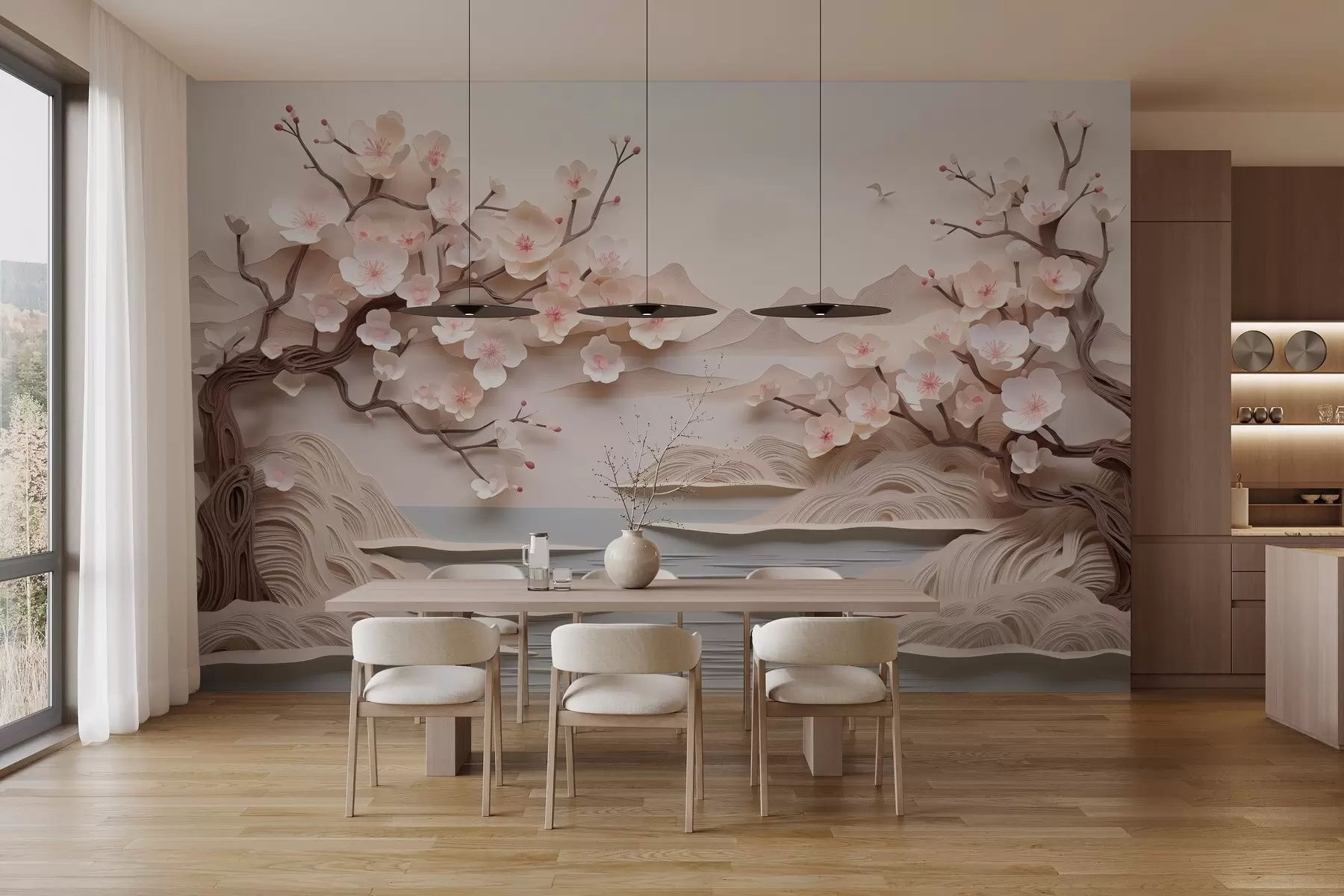 Fototapete Abstrakte Sakura w02990