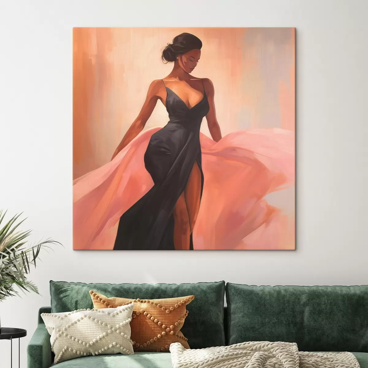 Wandbilder Mädchen im Kleid s42821