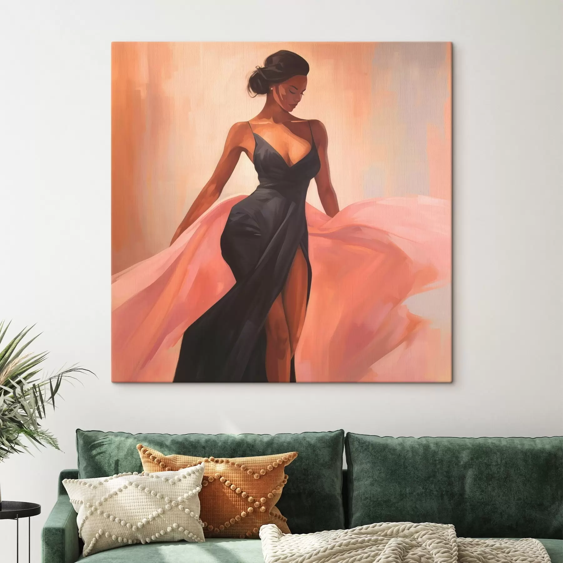 Wandbilder Mädchen im Kleid s42821