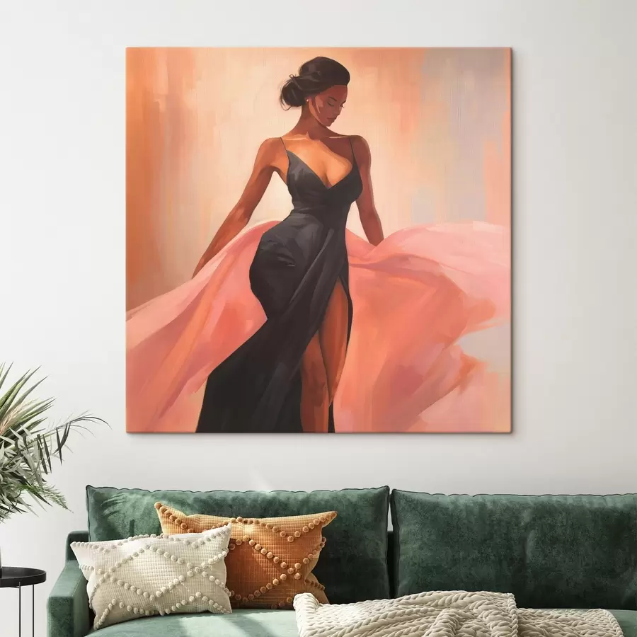 Wandbilder Mädchen im Kleid s42821