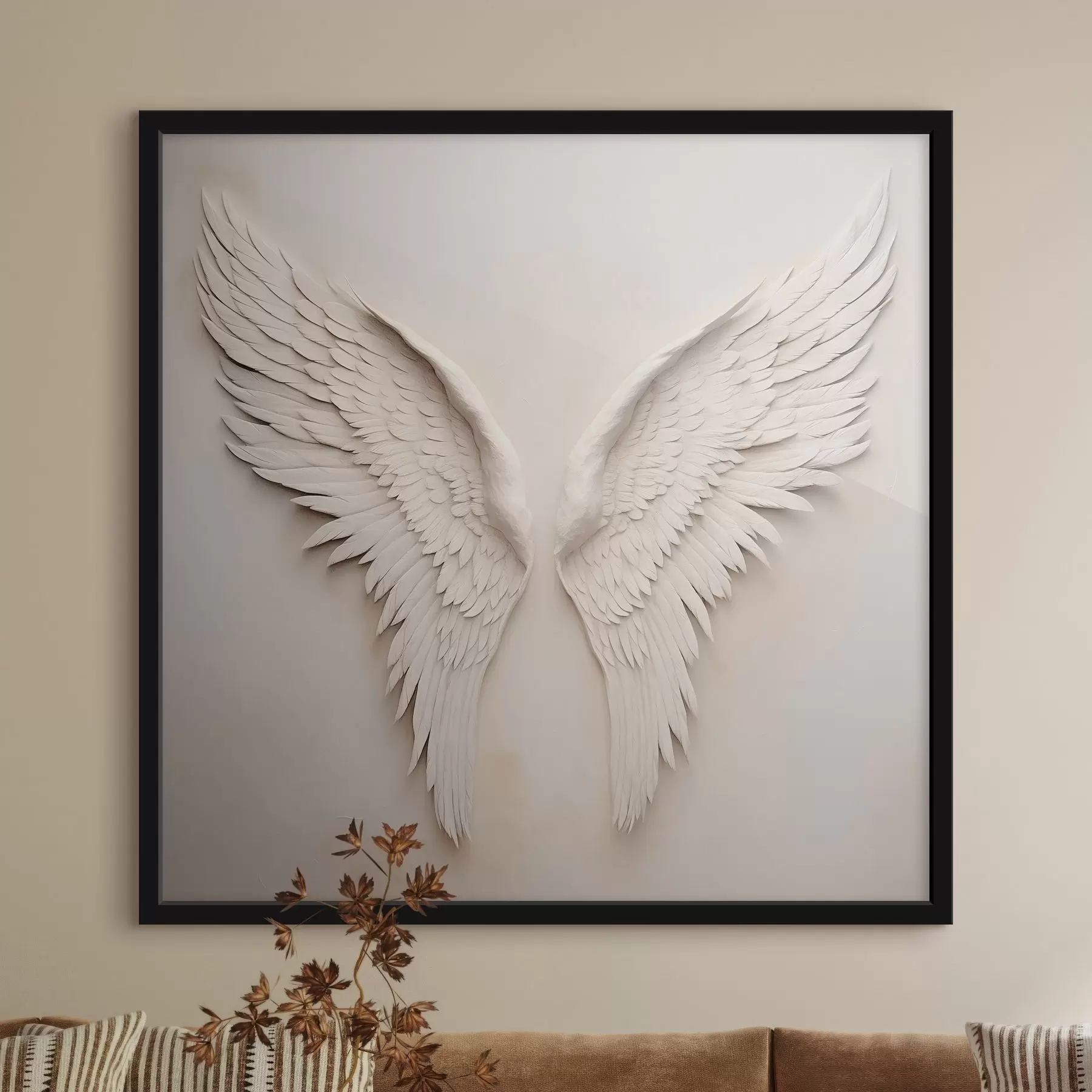 Fototapete Weiße Flügel f42816