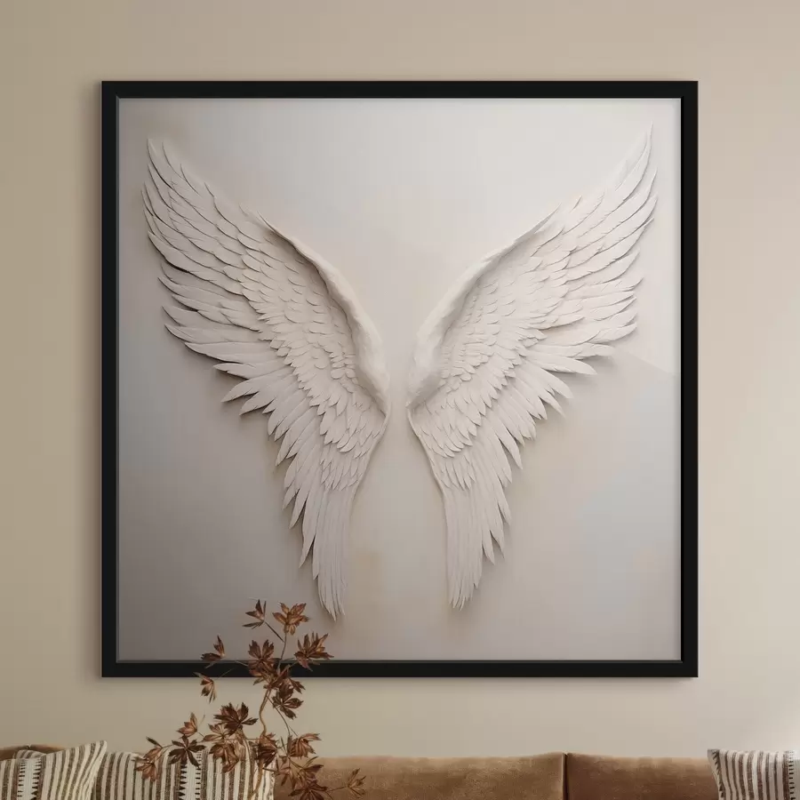 Fototapete Weiße Flügel f42816