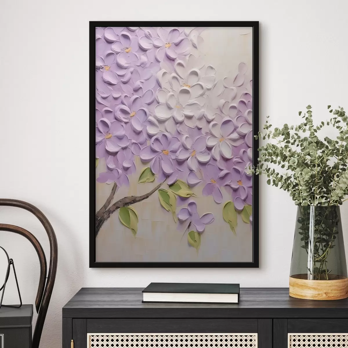 Poster Fliederzweig f42825