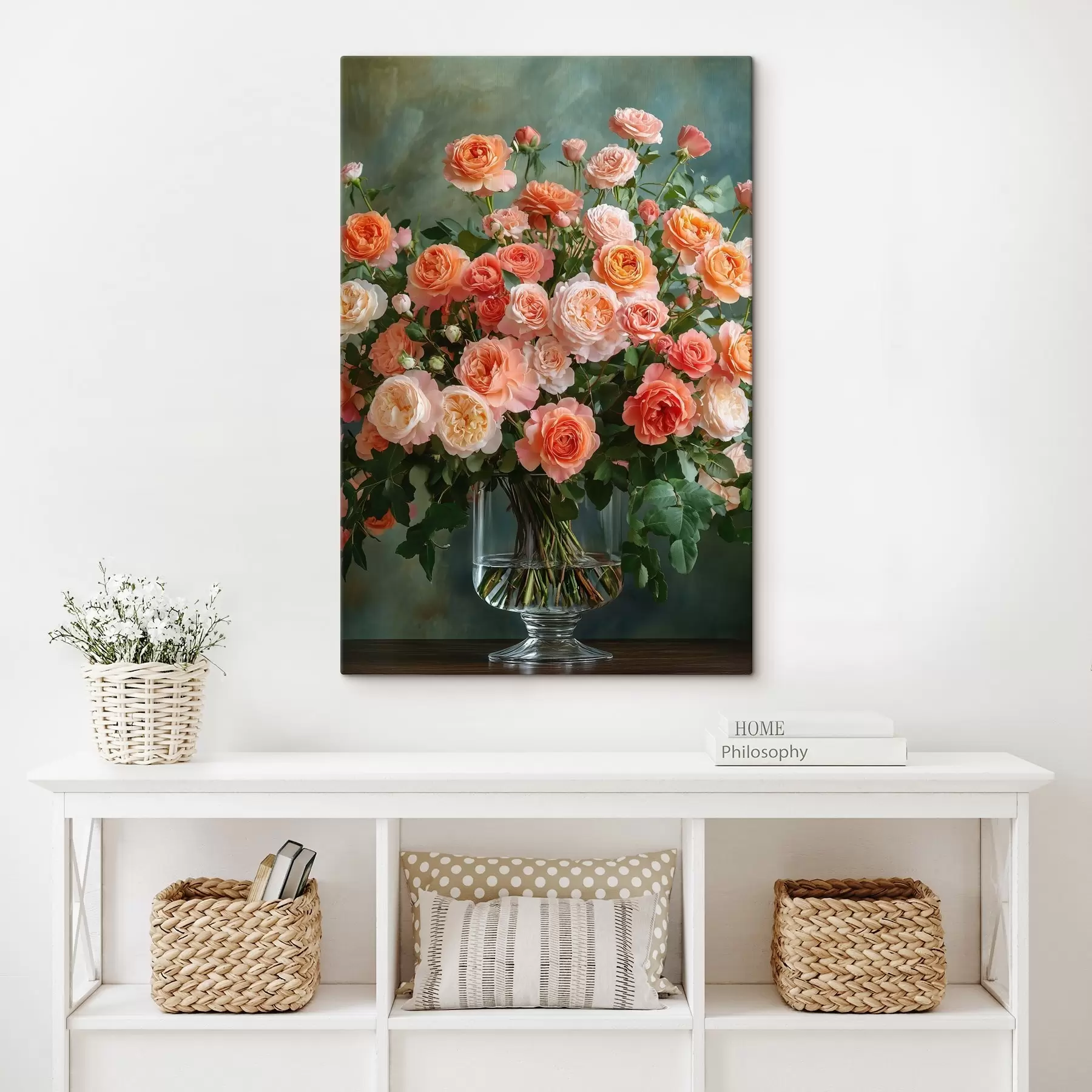 Wandbilder Blumenstrauß aus Rosen s42863