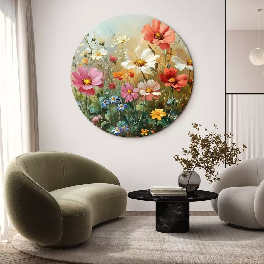 Wandbilder Leuchtende Wildblumen r42852