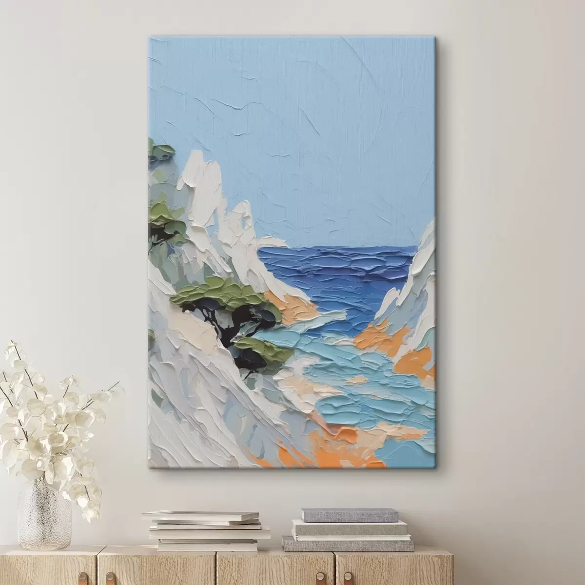 Wandbilder Meereslandschaft Nachahmung Malerei s42837