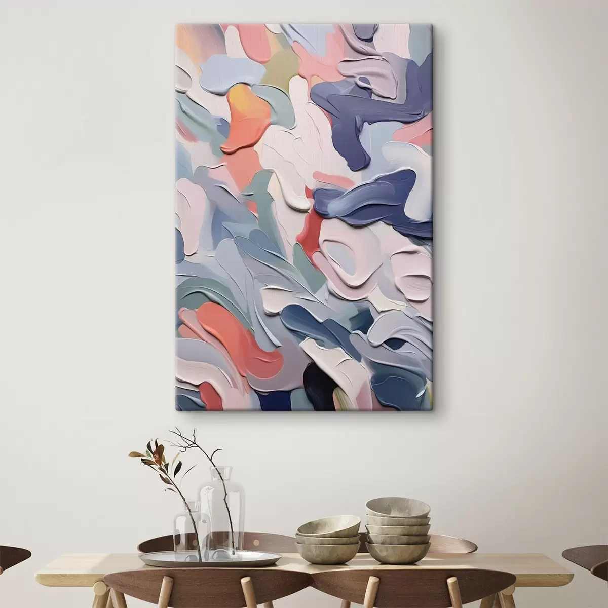 Wandbilder Abstraktion Nachahmung von Pinselstrichen s42839