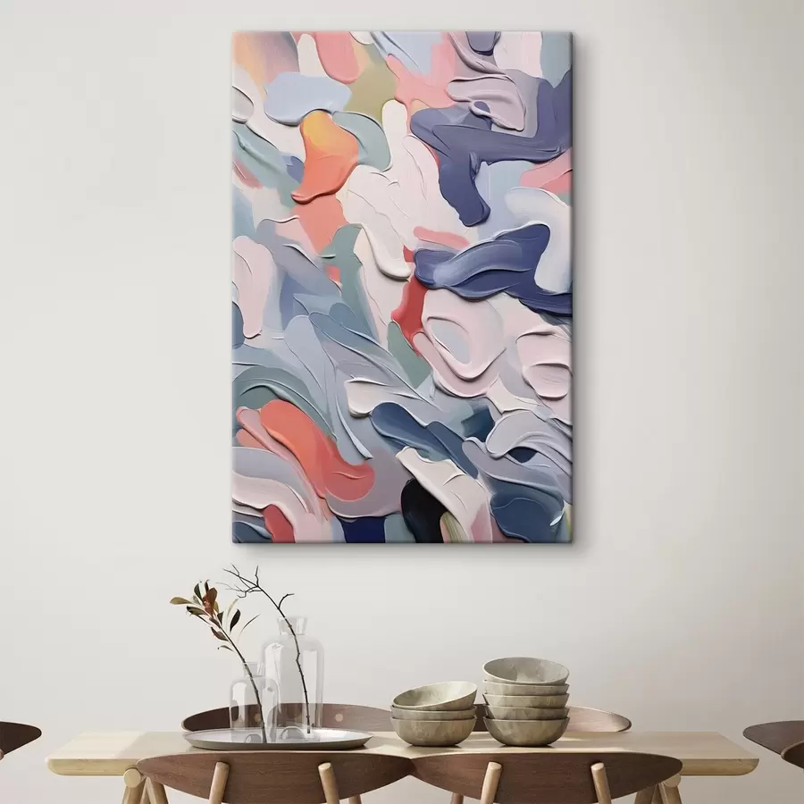 Wandbilder Abstraktion Nachahmung von Pinselstrichen s42839