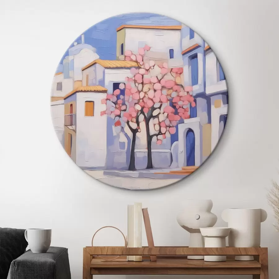 Wandbilder Stadtbild Imitation Malerei r42833