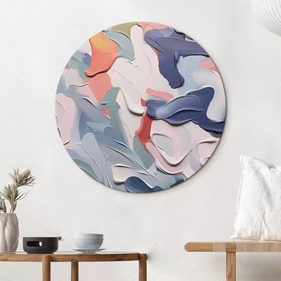 Wandbilder Abstraktion Nachahmung von Pinselstrichen r42839