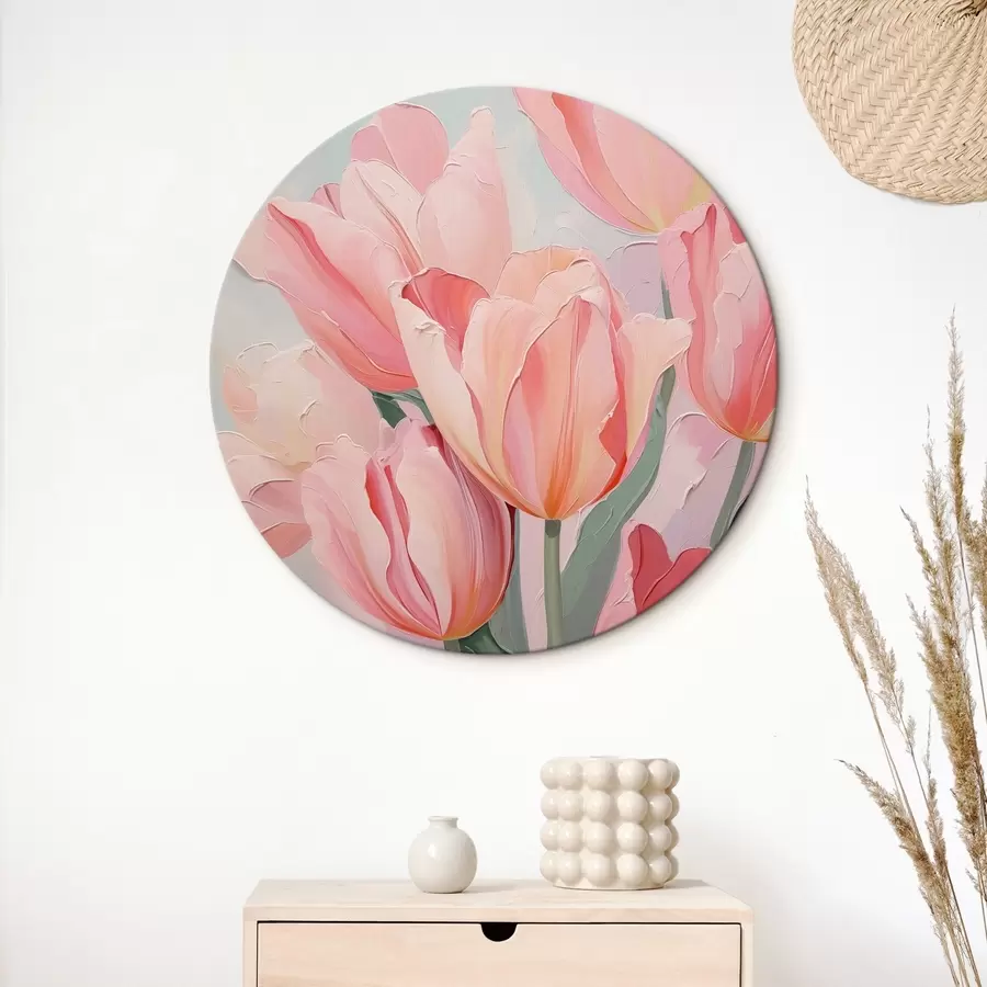 Wandbilder Tulpen Nachahmung Malerei r42841