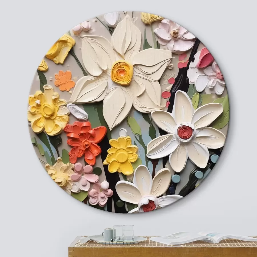 Wandbilder Blumen Nachahmung von Strichen r42845