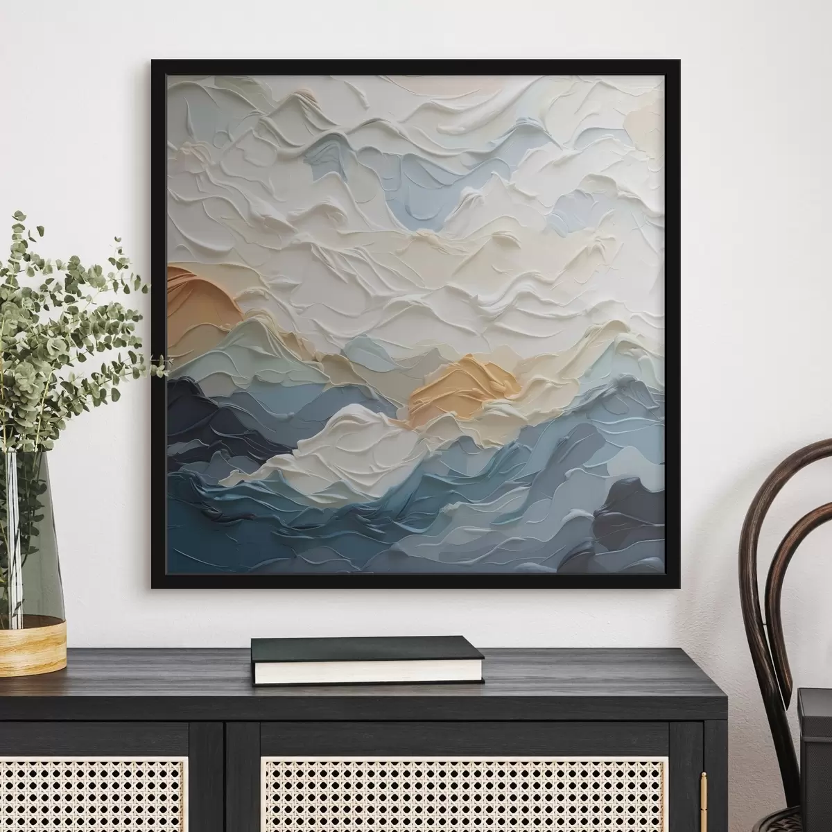 Poster Abstraktion Nachahmung der Malerei f42828