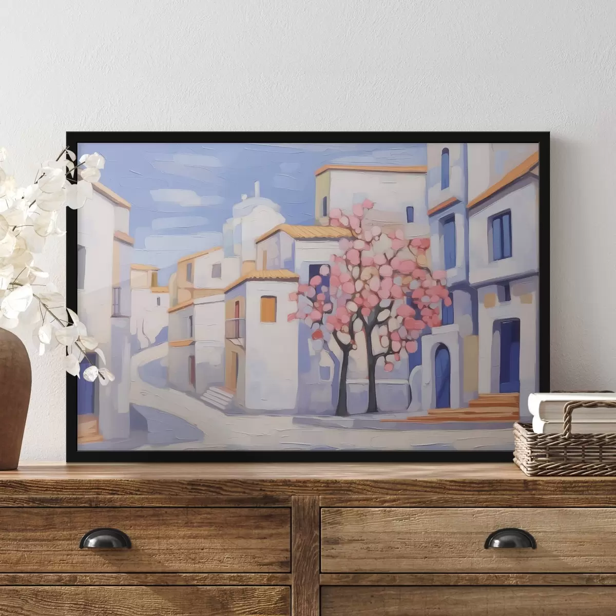 Poster Stadtbild Imitation Malerei f42833