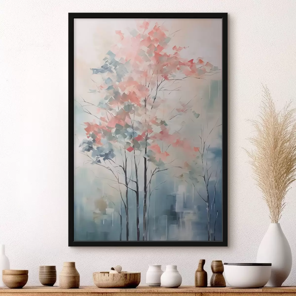 Poster Abstrakte Baum-Imitation Malerei f42842