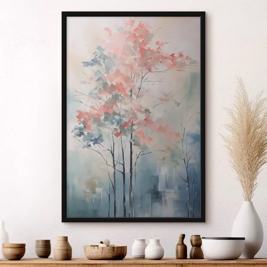 Fototapete Abstrakte Baum-Imitation Malerei f42842